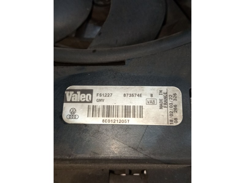 Recambio de electroventilador para audi a4 b6 (8e2) 2.5 tdi referencia OEM IAM 8E0121205T 873574E 2001