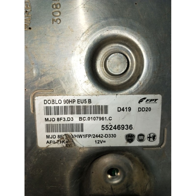 Recambio de centralita motor uce para fiat doblo cargo (263_) 1.3 d multijet referencia OEM IAM 55246936 90HPEU5BMJD8F3D3 2010