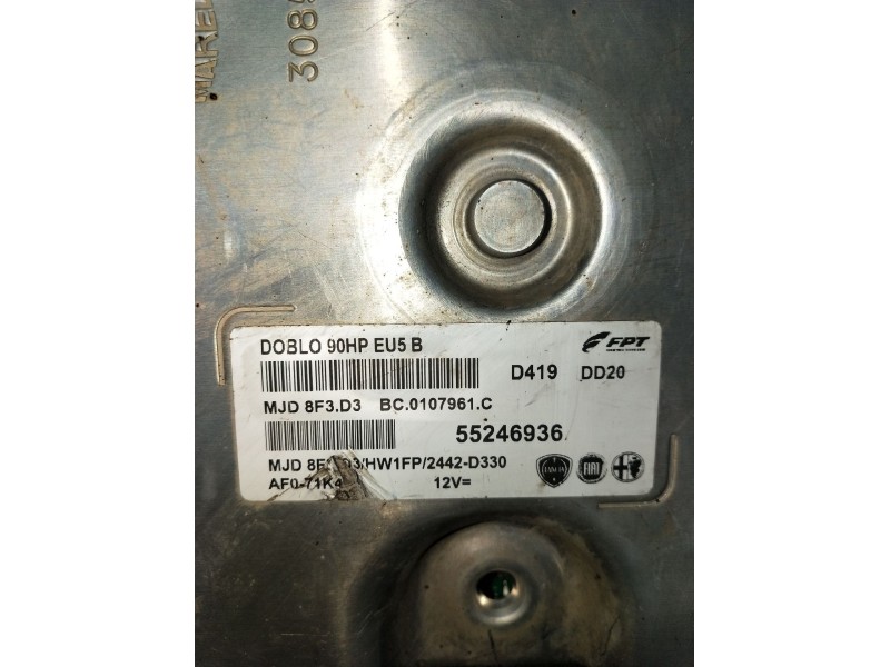 Recambio de centralita motor uce para fiat doblo cargo (263_) 1.3 d multijet referencia OEM IAM 55246936 90HPEU5BMJD8F3D3 2010
