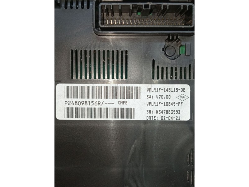 Recambio de cuadro instrumentos para renault clio v referencia OEM IAM P248098156R NS47883993 DIGITAL 2019