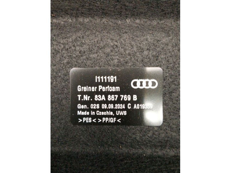 Recambio de bandeja trasera para audi q3 (f3b) 35 tfsi referencia OEM IAM 83A867769B  2024