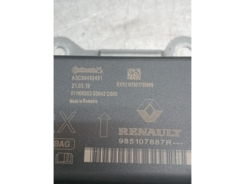 Recambio de kit airbag para renault clio v referencia OEM IAM 985107887R A3C00492401 2019