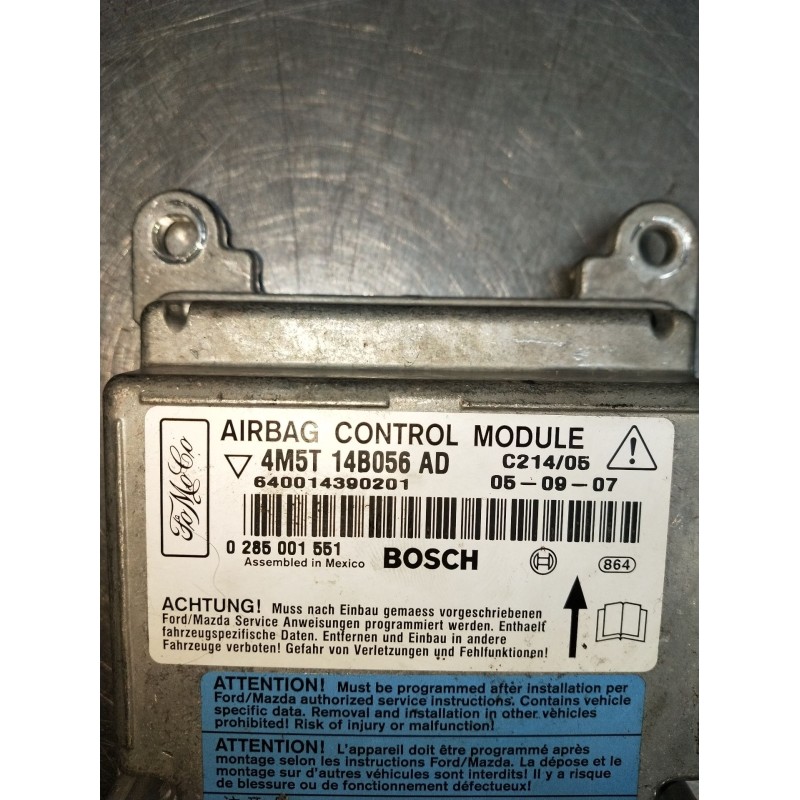 Recambio de kit airbag para ford focus c-max (dm2) 1.8 tdci referencia OEM IAM 0285001551  