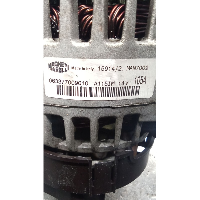 Recambio de alternador para fiat grande punto (199_) 1.4 16v (199bxg1b, 199axg1b) referencia OEM IAM 063377009010 105A 05
