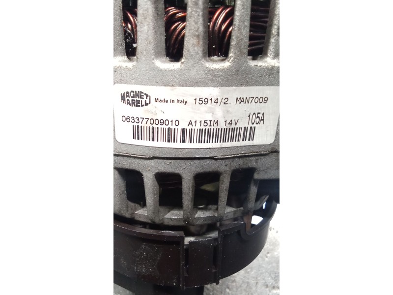 Recambio de alternador para fiat grande punto (199_) 1.4 16v (199bxg1b, 199axg1b) referencia OEM IAM 063377009010 105A 05