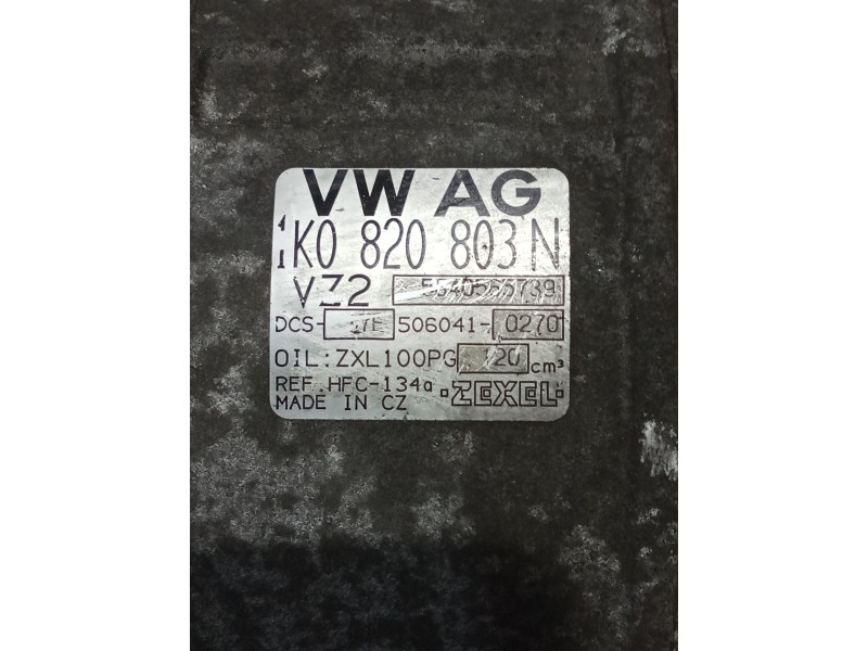 Recambio de compresor aire acondicionado para seat altea (5p1) 1.6 referencia OEM IAM 1K0820803N 5540565739 