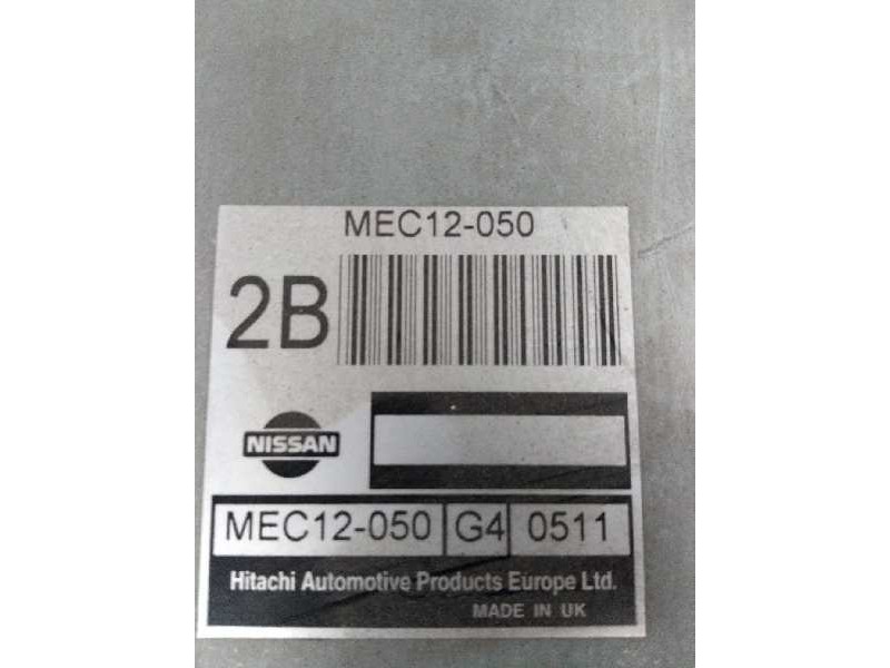 Recambio de centralita motor uce para nissan primera berlina (p11) 2.0 16v cat referencia OEM IAM MEC12050 2B 