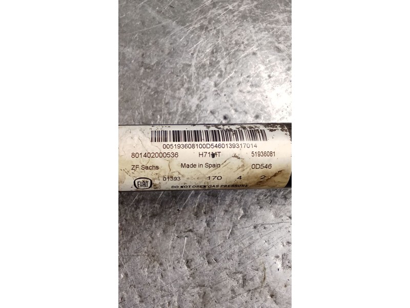 Recambio de amortiguador trasero derecho para fiat 500 l (330) referencia OEM IAM 801402000536  12