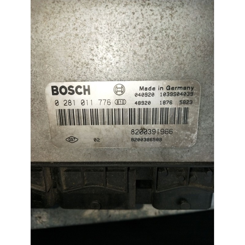 Recambio de centralita motor uce para renault scénic ii (jm0/1_) 1.9 dci (jm0g, jm12, jm1g, jm2c) referencia OEM IAM 0281011776 