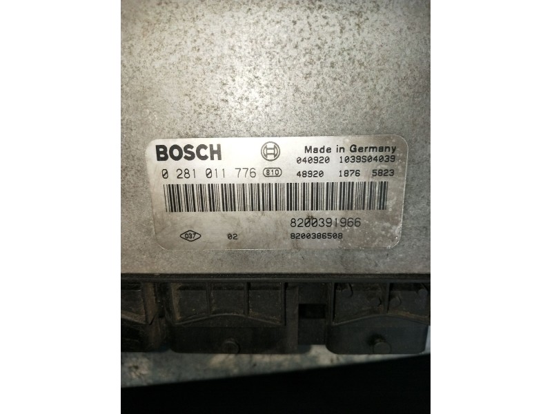 Recambio de centralita motor uce para renault scénic ii (jm0/1_) 1.9 dci (jm0g, jm12, jm1g, jm2c) referencia OEM IAM 0281011776 
