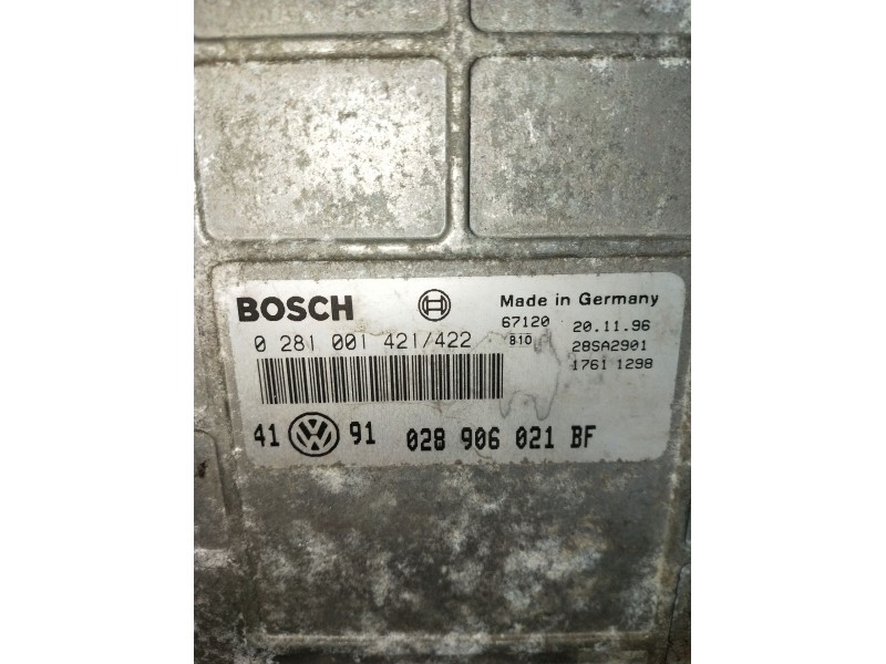 Recambio de centralita motor uce para volkswagen golf iii (1h1) 1.9 tdi referencia OEM IAM 0281001421422 028906021BF 28SA2901 17