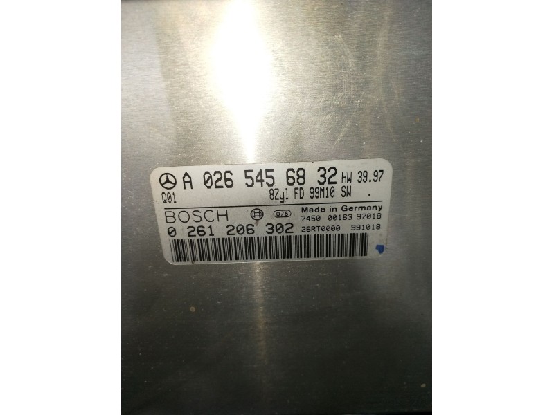 Recambio de centralita motor uce para mercedes-benz clase s (w220) berlina 500 (220.075) referencia OEM IAM 0261206302 A02654568