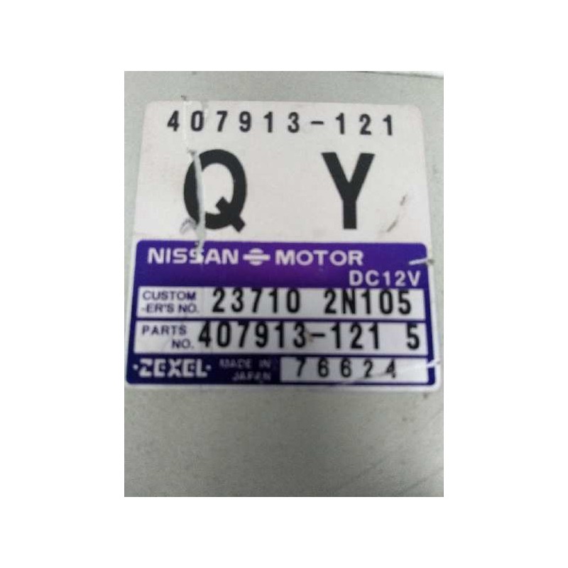 Recambio de centralita motor uce para nissan almera (n15) 2.0 diesel referencia OEM IAM 237102N105 407913121 QY