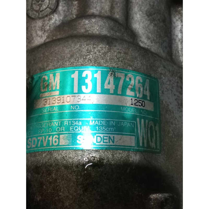 Recambio de compresor aire acondicionado para opel vectra c (z02) 2.2 dti 16v (f69) referencia OEM IAM   03