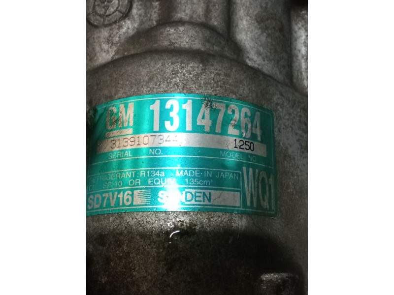 Recambio de compresor aire acondicionado para opel vectra c (z02) 2.2 dti 16v (f69) referencia OEM IAM   03