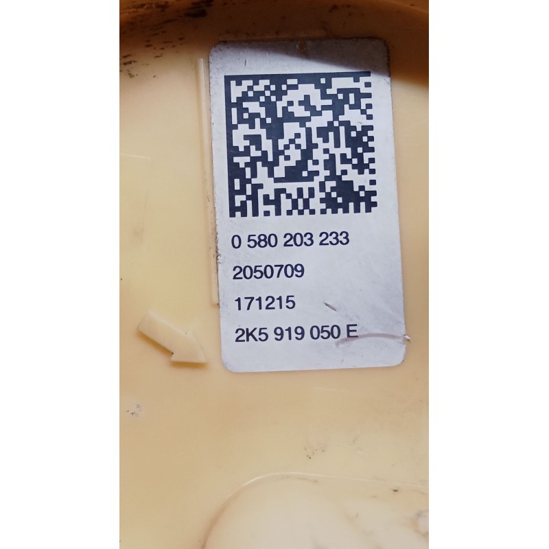 Recambio de bomba combustible para volkswagen caddy iv furgoneta/monovolumen (saa, sah) 2.0 tdi referencia OEM IAM 2K5919050E 05