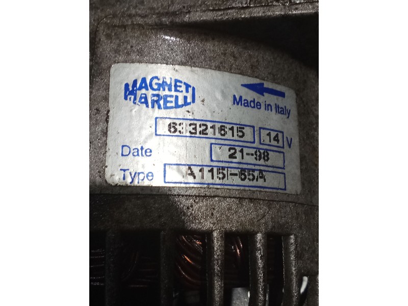 Recambio de alternador para fiat punto (176_) 1.7 td referencia OEM IAM 63321615  94