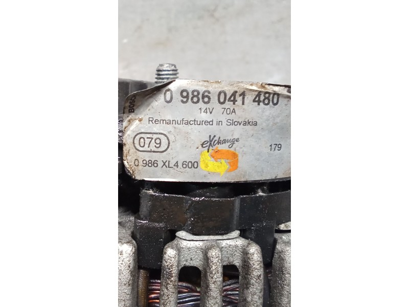 Recambio de alternador para skoda fabia i (6y2) 1.4 tdi referencia OEM IAM 0986041480 70A 00