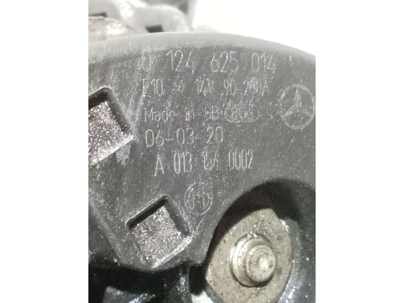 Recambio de alternador para mercedes-benz clase c coupé (cl203) c 220 cdi (203.708) referencia OEM IAM 0124625014 A0131540002 07