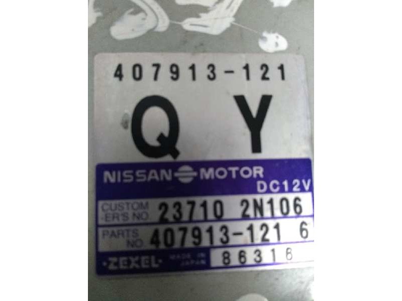 Recambio de centralita motor uce para nissan almera (n15) referencia OEM IAM 237102N106 407913121 QY