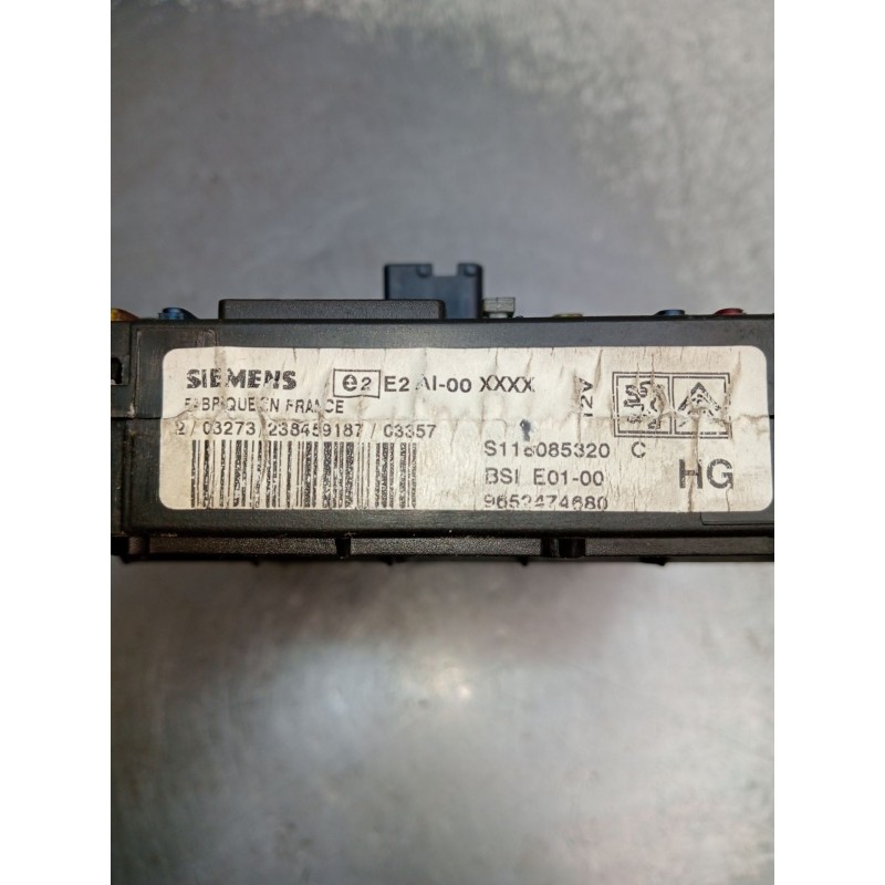 Recambio de caja reles / fusibles para peugeot 206 sw (2e/k) 2.0 hdi referencia OEM IAM 9652474680 S118085320 2002