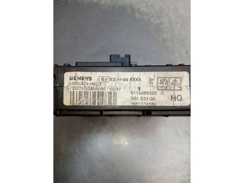 Recambio de caja reles / fusibles para peugeot 206 sw (2e/k) 2.0 hdi referencia OEM IAM 9652474680 S118085320 2002