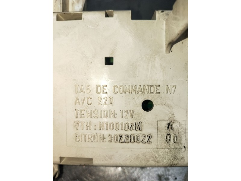 Recambio de mando calefaccion / aire acondicionado para citroën xsara (n1) 2.0 hdi 90 referencia OEM IAM 30280022 N100107M 2001