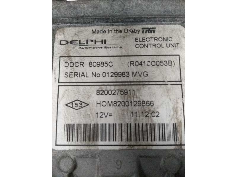 Recambio de centralita motor uce para nissan almera (n16/e) 1.5 dci turbodiesel cat referencia OEM IAM R0410C053B 80895C 8200275