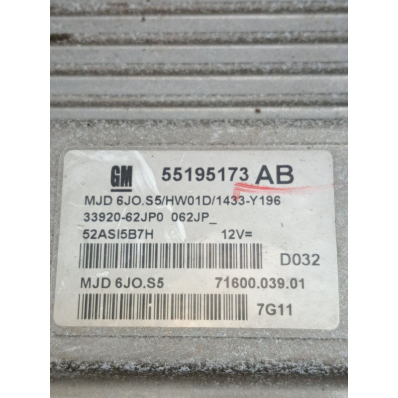 Recambio de centralita motor uce para suzuki swift iii (mz, ez) 1.3 ddis (rs 413d) referencia OEM IAM 55195173 3392062JP0 716000