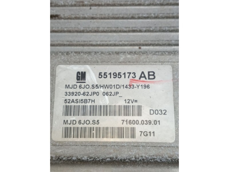 Recambio de centralita motor uce para suzuki swift iii (mz, ez) 1.3 ddis (rs 413d) referencia OEM IAM 55195173 3392062JP0 716000