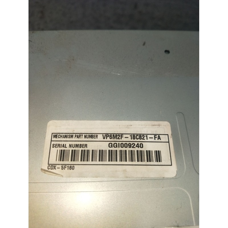 Recambio de sistema audio / radio cd para ford mondeo iv (ba7) 2.0 tdci referencia OEM IAM VP6M2F18C821FA GGI009240 2007