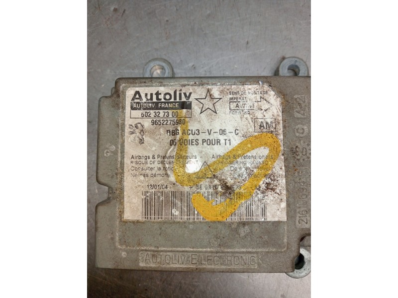 Recambio de kit airbag para peugeot 206 sw (2e/k) 2.0 hdi referencia OEM IAM 602327300 9652275980 2002
