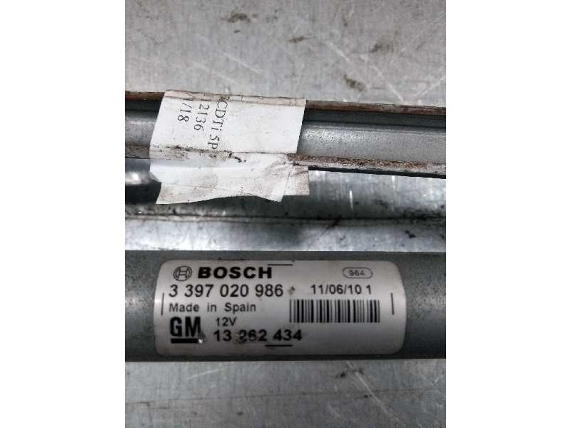 Recambio de motor limpia delantero para opel astra j lim. 1.7 16v cdti referencia OEM IAM 1397220623 3397020986 13262434 1137328