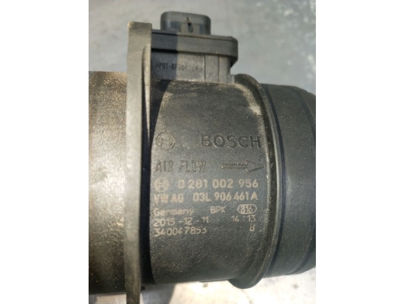 Recambio de caudalimetro para volkswagen caddy iv furgoneta/monovolumen (saa, sah) 2.0 tdi referencia OEM IAM 0281002956 03L9064