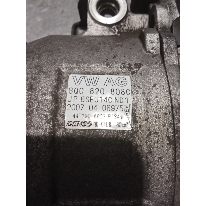 Recambio de compresor aire acondicionado para seat ibiza iii (6l1) 1.2 12v referencia OEM IAM 6Q0820808C 4471908903 07