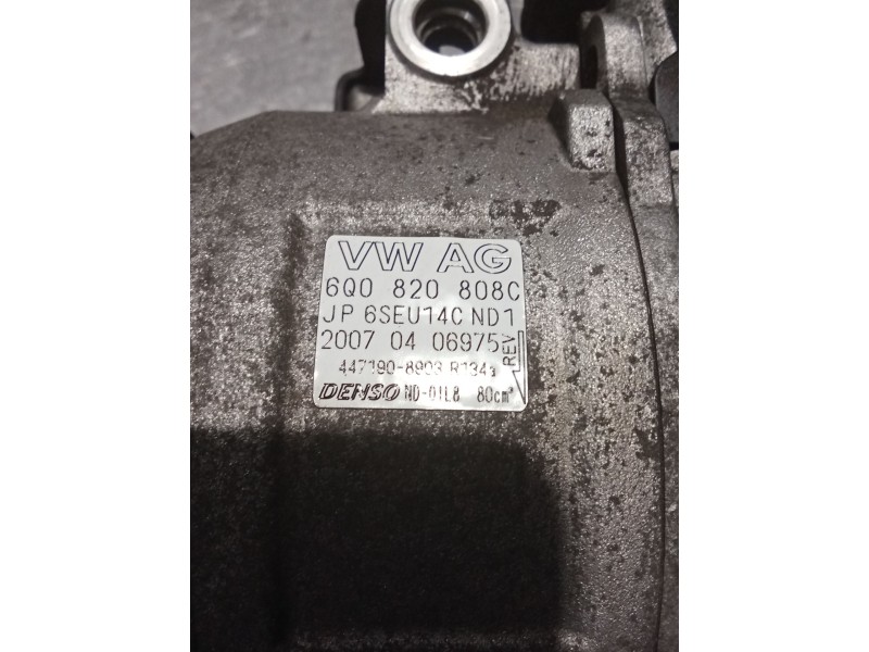 Recambio de compresor aire acondicionado para seat ibiza iii (6l1) 1.2 12v referencia OEM IAM 6Q0820808C 4471908903 07
