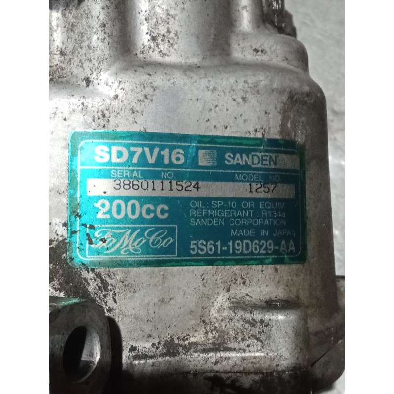 Recambio de compresor aire acondicionado para ford fiesta v (jh_, jd_) 1.6 tdci referencia OEM IAM   