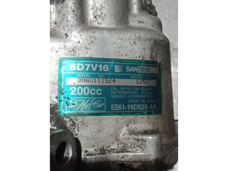 Recambio de compresor aire acondicionado para ford fiesta v (jh_, jd_) 1.6 tdci referencia OEM IAM   