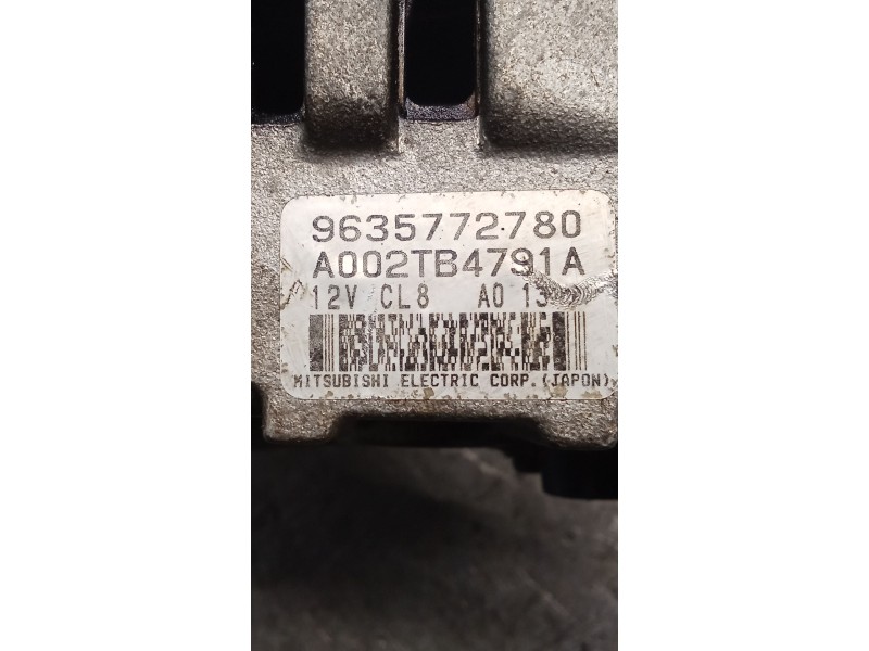 Recambio de alternador para peugeot 206 hatchback (2a/c) 1.6 i referencia OEM IAM 9635772780  98