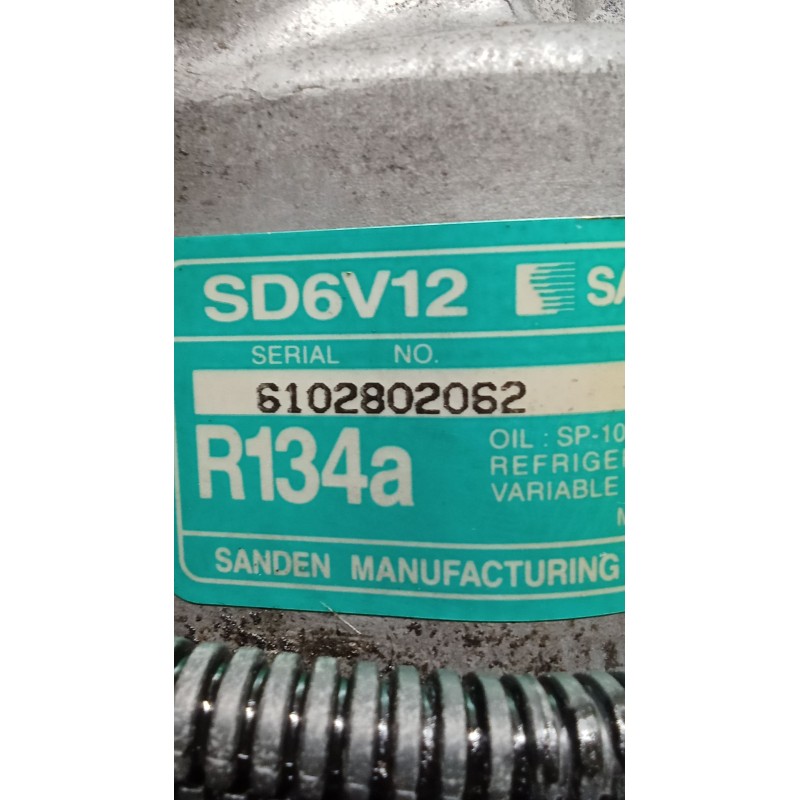 Recambio de compresor aire acondicionado para peugeot 206 hatchback (2a/c) 1.6 i referencia OEM IAM 6102802062 1412F 98