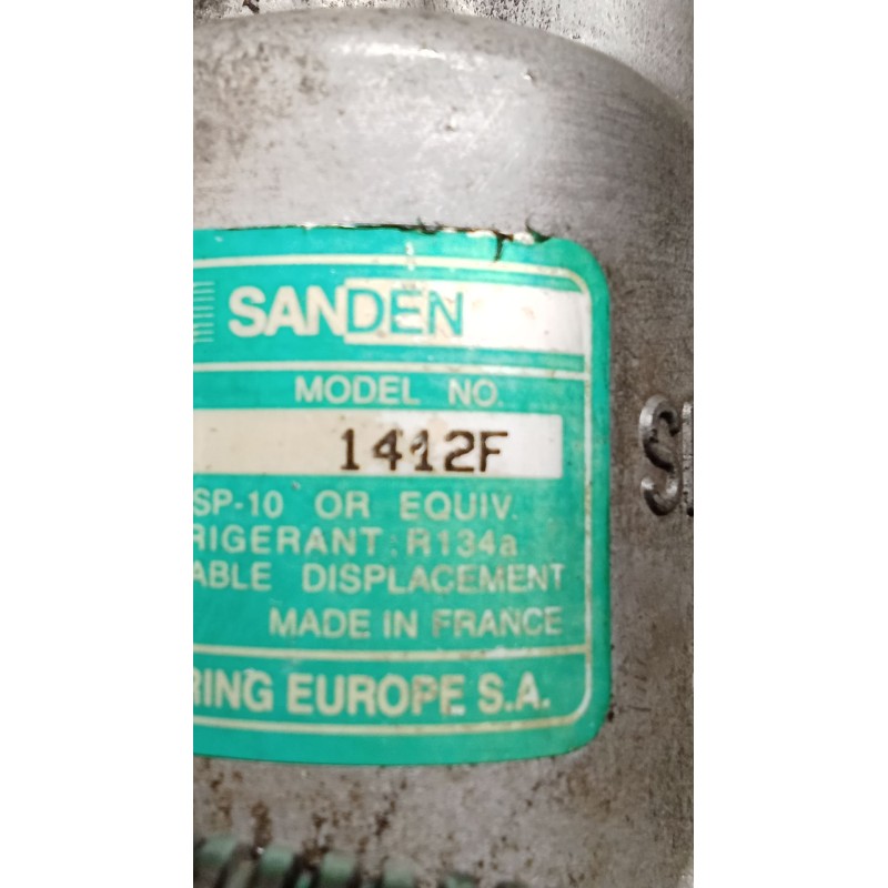 Recambio de compresor aire acondicionado para peugeot 206 hatchback (2a/c) 1.6 i referencia OEM IAM 6102802062 1412F 98