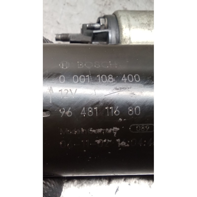 Recambio de motor arranque para citroën berlingo / berlingo first furgoneta/monovolumen (m_) 1.9 d 70 (mbwjz, mcwjz) referencia 