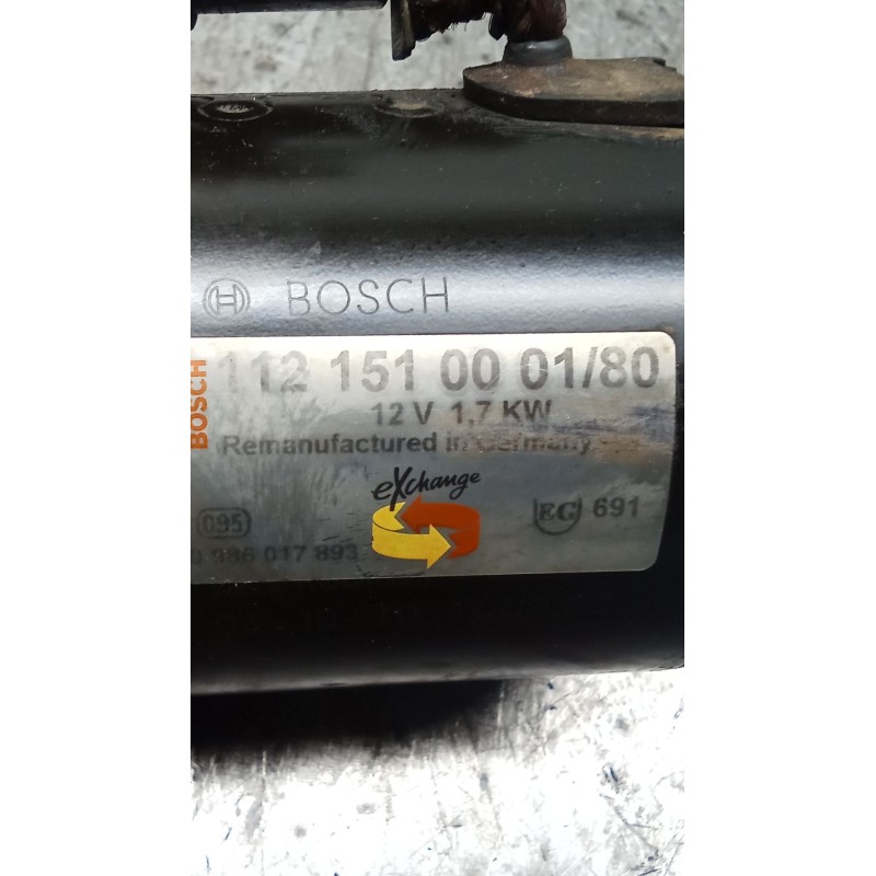 Recambio de motor arranque para mercedes-benz clase s (w220) berlina 500 (220.075) referencia OEM IAM 1121510001 112151000180 98