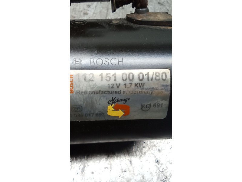 Recambio de motor arranque para mercedes-benz clase s (w220) berlina 500 (220.075) referencia OEM IAM 1121510001 112151000180 98