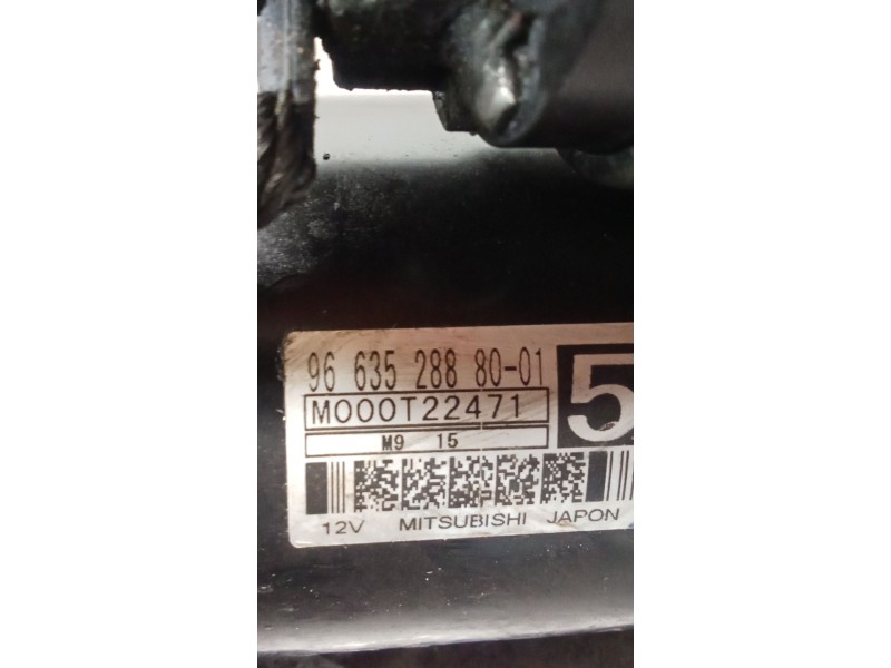 Recambio de motor arranque para citroën c3 i (fc_, fn_) 1.4 hdi referencia OEM IAM 9663528880 M00T22471 966352888001 02