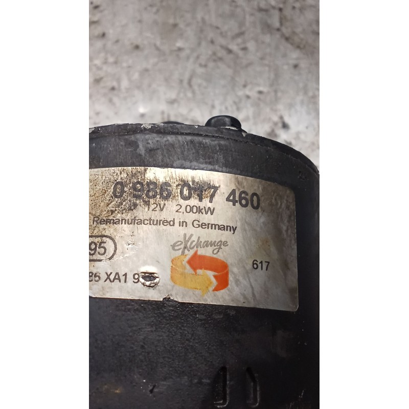 Recambio de motor arranque para skoda octavia i (1u2) 1.9 tdi referencia OEM IAM 0986017460  