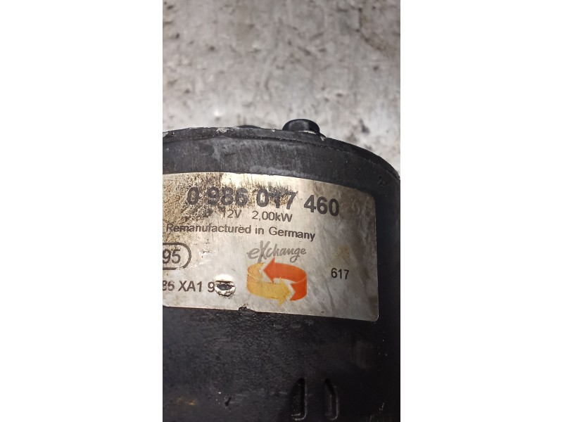 Recambio de motor arranque para skoda octavia i (1u2) 1.9 tdi referencia OEM IAM 0986017460  