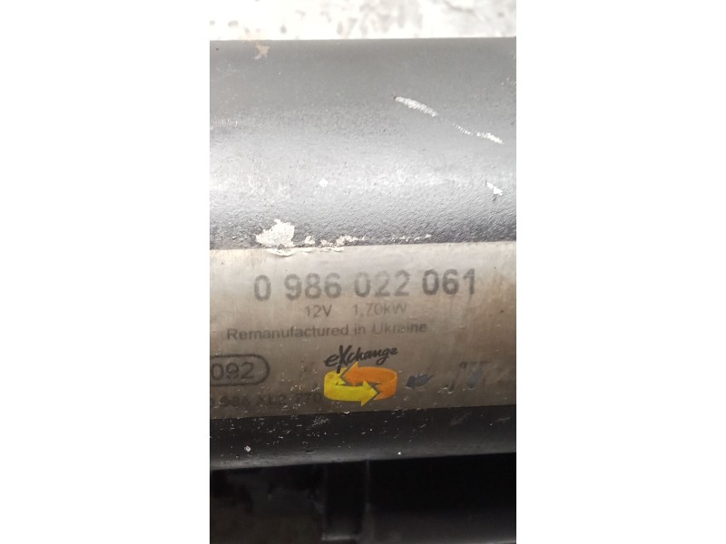 Recambio de motor arranque para opel astra h gtc (a04) 1.9 cdti (l08) referencia OEM IAM 0986022061  