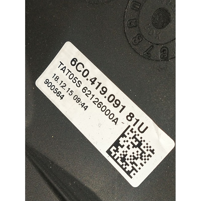 Recambio de volante para volkswagen caddy iv furgoneta/monovolumen (saa, sah) 2.0 tdi referencia OEM IAM 6C041909181U 62126000A 
