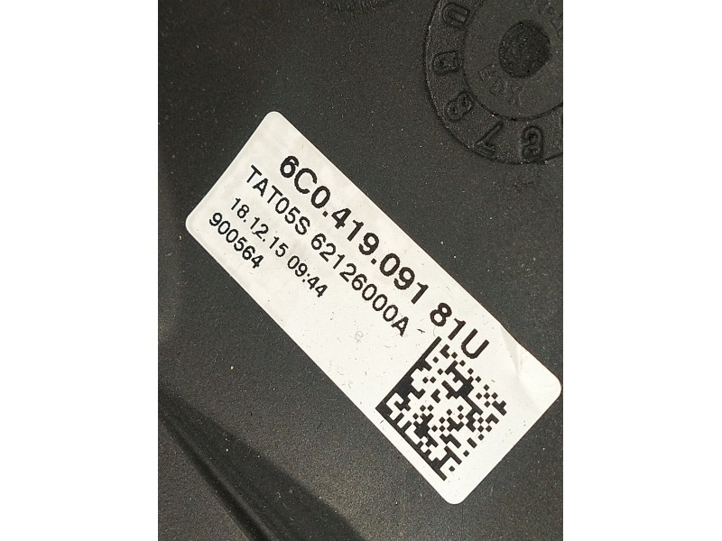 Recambio de volante para volkswagen caddy iv furgoneta/monovolumen (saa, sah) 2.0 tdi referencia OEM IAM 6C041909181U 62126000A 
